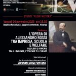 LOpera di Alessandro Rossi promo verticale